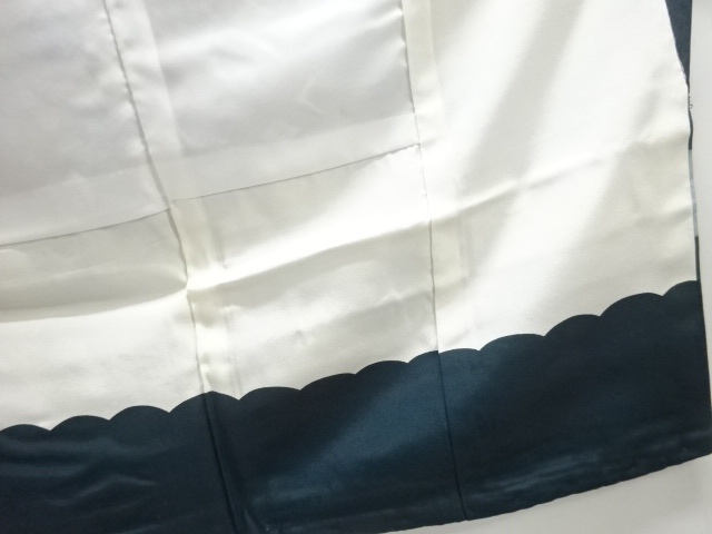  鷹に宝尽くし模様紋付男児着物(内袖・長襦袢付き)